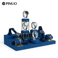 Présentoir de Comptoir Élégant Pinuo Haut de Gamme Fait Main avec LOGO Personnalisé (100 Pièces) pour Magasin de Montres, Bijouterie et Exposition