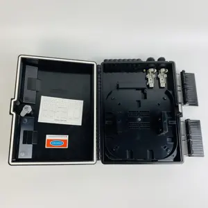 MaterialABS OR PC+ABS Hot Selling Professional Security Black 24CORE Fiber Termination Box IP65