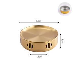 韩式不锈钢商用烧烤保温炉、蜡烛炉商用干锅加热炉 - Product Image 6