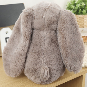 Nouveau lapin en polyester doux personnalisé en peluche pour animaux de compagnie jouet interactif grinçant avec remplissage en coton PP pour chiens <span class=keywords><strong>et</strong></span> chats - Product Image 4
