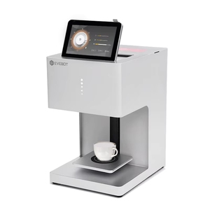 Nouvelle conception 2021, imprimante à café automatique en acier inoxydable, machine à café, boissons, macarons, gâteaux, chocolat, cappuccino, latte - Product Image 1