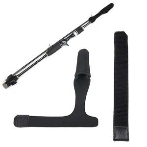 Wholesale Cheap Price Neoprene Fishing Rod Tip Cover and Tie Cane Sleeve Protector Case Fastening Straps