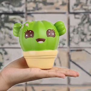 Juguete Blandito de Cactus de PU Suave Personalizado al por Mayor, Juguete para Apretar con la Mano para Niñas, para Aliviar el Estrés - Product Image 2