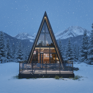 Villa en <span class=keywords><strong>bois</strong></span> exquise Dayang, intégrée à la nature – Cabane en rondins mobile moderne et écologique pour hôtels et zones écologiques - Product Image 1