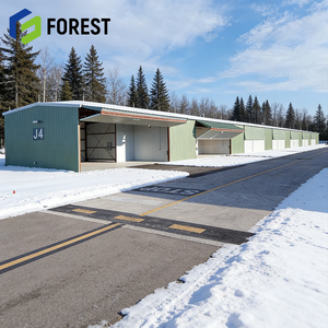 Hangar d'avion préfabriqué en structure acier, anti-corrosion, pour avion privé, avec service de conception, fabriqué en Chine - Product Image 1