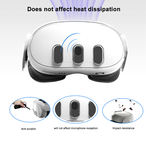 Accessoires <span class=keywords><strong>VR</strong></span> Protecteur de <span class=keywords><strong>casque</strong></span> transparent en matériau PC pour casques <span class=keywords><strong>Oculus</strong></span> <span class=keywords><strong>Quest</strong></span> <span class=keywords><strong>3</strong></span> <span class=keywords><strong>VR</strong></span> - Product Image 3