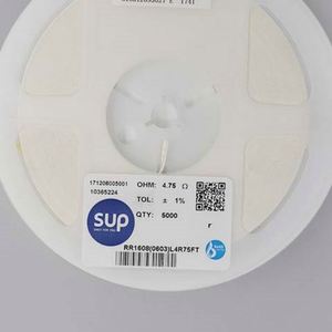 Manufacturer Direct RR1608 0603L4R75FT 0603 1608 Resistors Chip Resistors SMD Resistors 4.75ohm 1% 1/10W Thick Film Resistor - Product Image 1