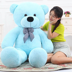 Bambola con fiocco di orsacchiotto gigante <span class=keywords><strong>Love</strong></span> Bear peluche giocattolo di pezza con pezza peluche coccola grande orso decorativo per camera - Product Image 6