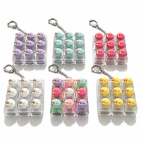 Porte-clés Fidget Clicker Mini Dumpling, Jouet à Pression à Interrupteur Mécanique Tactile, Décompression pour Adultes et Enfants, Soulagement de l'Anxiété et du Stress