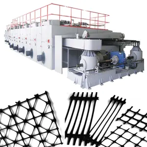 Geo gitter maschine pp zweiachsige Geo gitter ausrüstung Geogitter-Produktions linie für Kunststoff-Extruder maschinen