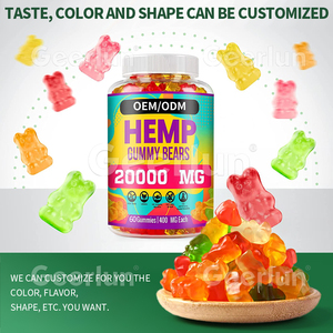 Private label OEM olio di canapa integratore nootropico migliorare la memoria e la salute del cervello canapa orso Gummies - Product Image 6