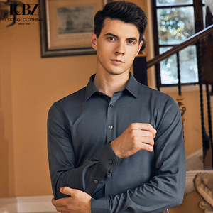<span class=keywords><strong>Camicie</strong></span> da uomo a maniche lunghe senza stiratura <span class=keywords><strong>professionale</strong></span> abbigliamento formale da uomo - Product Image 2