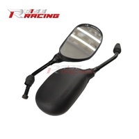 Rise Racing Nouveau jeu de rétroviseurs latéraux de remplacement en plastique de haute qualité pour moto Yamaha Y110