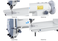 Machine à coudre industrielle JUKKY-0303 de haute qualité avec pied entraîneur et moteur intégré, plateforme plate – Ventes flash