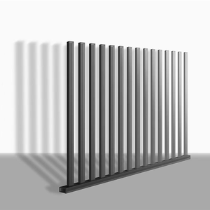 강풍에 강한 네거티브 디테일 수직 블레이드 수영장 울타리 (야외용) - Product Image 6