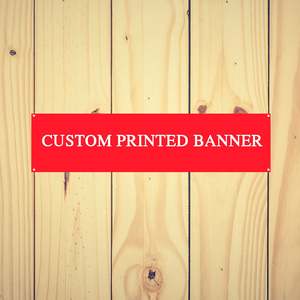 Pancartas de Poliéster Personalizadas de 16X64 Pulgadas/40X160cm, Ecológicas, Colores Brillantes, Estilo Colgante para Eventos en Interiores/Exteriores, Cumpleaños - Product Image 4