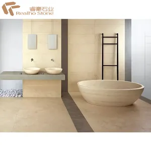 Bañeras Bañera de piedra de mármol natural Bañera para adultos Bañeras y duchas de lujo