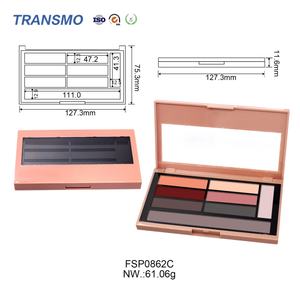 Palette de fards à paupières en gros, conteneur de blush crème, boîte à poudre transparente, emballage en carton - Product Image 2