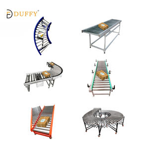 Roltransportband Fabricage Roestvrijstalen Zwaartekracht Lopende <span class=keywords><strong>Pallet</strong></span> <span class=keywords><strong>Roller</strong></span> Transportbaan Tafel Voor Flesbox Pakket Transport - Product Image 3