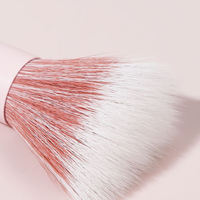 Nouveau BUEART – Lot de 8 pinceaux de maquillage doux roses avec manche en bois et tube en aluminium, pinceau correcteur en éventail pour outils de beauté féminins