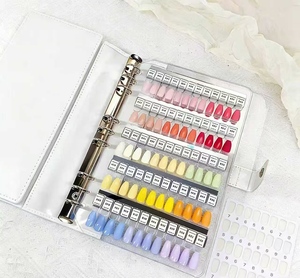 Nuancier magnétique unique en ligne pour nail art, présentoir en acrylique, comparatif de styles de design, livre de rangement pour nuancier - Product Image 4