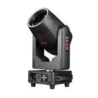 Cabeza móvil Sharpy de alta calidad de 295W para discoteca, DJ, luces de club, fiestas, bares, lámpara de escenario DMX con anillo de tira LED
