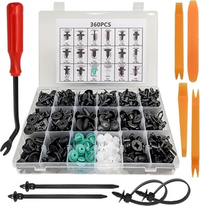 360개 펜더 라이너 클립 모음 세트(보너스 패스너 제거기 포함) - Product Image 1