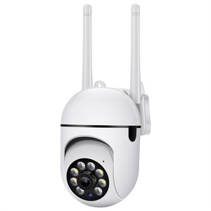 Cámara de Vigilancia WiFi para el Hogar, Impermeable, con Visión Nocturna, Vista Panorámica de 360 Grados, Cámara con Foco - Product Image 1