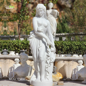 รูปปั้นผู้หญิงอาบน้ำหินอ่อนรูปปั้นผู้หญิงคลาสสิก - Product Image 4
