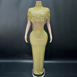 Vestido <span class=keywords><strong>de</strong></span> Diamantes <span class=keywords><strong>de</strong></span> Lujo, Ropa <span class=keywords><strong>de</strong></span> Diseñador para <span class=keywords><strong>Mujer</strong></span>, Trajes <span class=keywords><strong>de</strong></span> <span class=keywords><strong>Gala</strong></span> con Diamantes, Vestidos <span class=keywords><strong>de</strong></span> Fiesta para <span class=keywords><strong>Mujer</strong></span>, Elegancia <span class=keywords><strong>de</strong></span> Noche para Bodas - Product Image 1