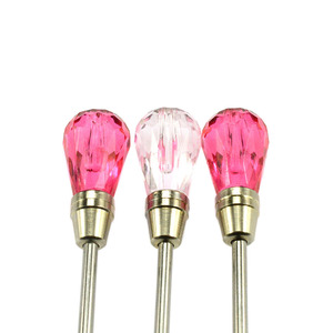 3PCS Nail Art กวนเครื่องมือสแตนเลสอะคริลิคผง UV เจลช้อน Spatula Pin Dotting ปากกาเล็บเล็บ - Product Image 6