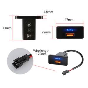 อะแดปเตอร์ชาร์จ USB สำหรับรถยนต์ 12-24V ช่องเดียว ชาร์จเร็ว ป้องกันน้ำ ป้องกันไฟเกิน สำหรับยานยนต์ - Product Image 4