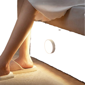 Hiện đại USB sạc <span class=keywords><strong>LED</strong></span> cầu thang ánh sáng ban đêm lõm Tường Cảm biến chuyển động công nghệ tiên tiến cho tủ quần áo giá bán buôn ABS - Product Image 1