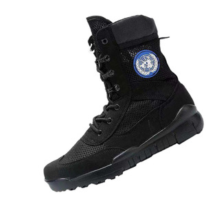 รองเท้าบูทรักษาความปลอดภัยแบบเบาพิเศษ หุ้มข้อสูง สำหรับผู้ชาย ฤดูร้อน ใช้สำหรับการตรวจสอบความปลอดภัย เดินป่าในทะเลทราย น้ำหนักเบา - Product Image 5