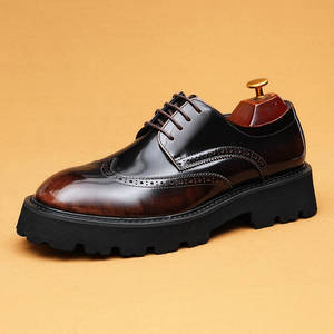 Chaussures en cuir pour hommes décontractées et élégantes, nouveau style 2025 - Product Image 6