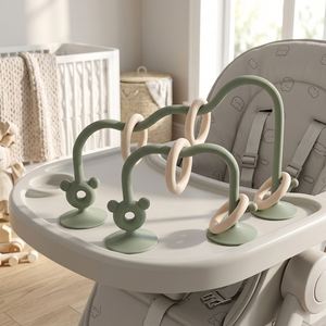 ของเล่นถ้วยดูดซิลิโคนสำหรับทารก 0-24M เด็กวัยหัดเดินมอนเตสซอรี่ประสาทสัมผัสการศึกษาเก้าอี้สูงเด็กการเรียนรู้ของขวัญปาร์ตี้ - Product Image 4