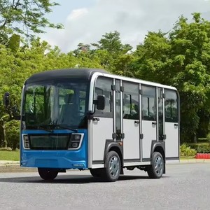 Xe buýt du lịch Điện 11 chỗ với khung thân nhôm và sàn chống trượt cho dịch vụ lâu dài - Product Image 5