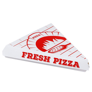 Pizza Cone Wholesale Customized Rectangular Triangle Paper Packaging Delivery Paperbox Pizza Cone Box