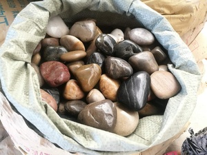 Landscaping Polished Mixed <strong>Color</strong> <strong>River</strong> Pebble <strong>Stone</strong> - Product Image 5