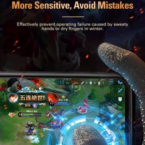 MEMO GG01 Gaming <b>Gloves</b> Compatible for Gaming Controller for Mobile Fingers Sleeves - Product Image 4