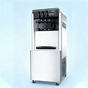 Machine à glace molle automatique YINSHUO 50-60L/H avec pré-refroidissement, 3 saveurs, pour café - Product Image 3