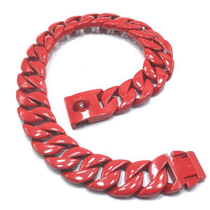Cadena Cubana de Acero Inoxidable de 32 mm para Perros, Collar de Cadena a Granel, Cadena Duradera de Acero Inoxidable para Perros Grandes - Product Image 5