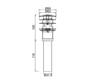 ชุดท่อระบายน้ำสแตนเลสทนการกัดกร่อนสำหรับห้องน้ำและห้องครัว - Product Image 3
