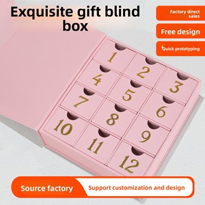 Hộp đựng mỹ phẩm, hộp quà tặng mỹ phẩm cao cấp, hộp đựng sôcôla, hộp đựng nước hoa, hộp lịch Giáng sinh <span class=keywords><strong>12</strong></span> ngày - Product Image 4