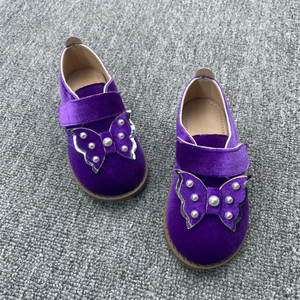 Nouvelles chaussures habillées en daim à nœud papillon pour enfants de 2 à 8 ans - Product Image 2