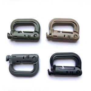 Boucle tactique en plastique de type D 25 mm haute résistance à ouverture rapide pour sacs et vêtements - Product Image 2
