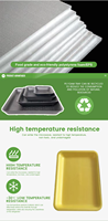 Schaumstoffeinlage für Fleischverpackungen, Auslaufsicher und Fettresistent für Metzgereien