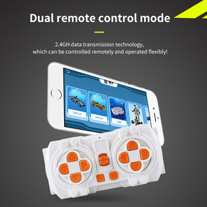 R/C Programmeerbare Stoom Bouwblokken Spel Educatief Model Speelgoed Race Drift Auto met ABS Plastic 4 Motoren <span class=keywords><strong>2</strong></span>.4GHz voor OEM/ODM - Product Image 6