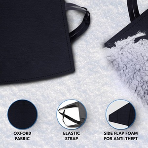 Thickened Solid Color Card-in Type <b>Hooks</b> Windproof Anti-theft PVC Adhesive Backing Rain Snow Proof Durable <b>Car</b> Windshield - Product Image 4