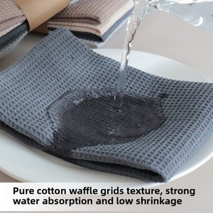 Полотенце кухонное многоразовое с принтом вафель - Product Image 4